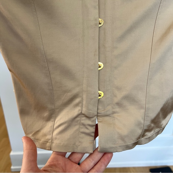 La Perla Corset with Gold Hardware and Lace Back - Picture 11 of 14